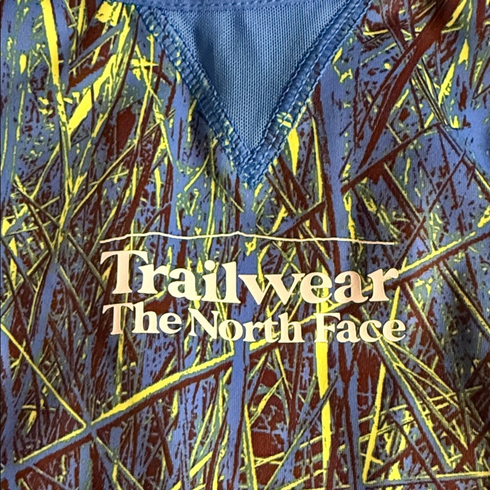 The North Face Blue and Yellow Tank Top​ - Picture 2 of 9